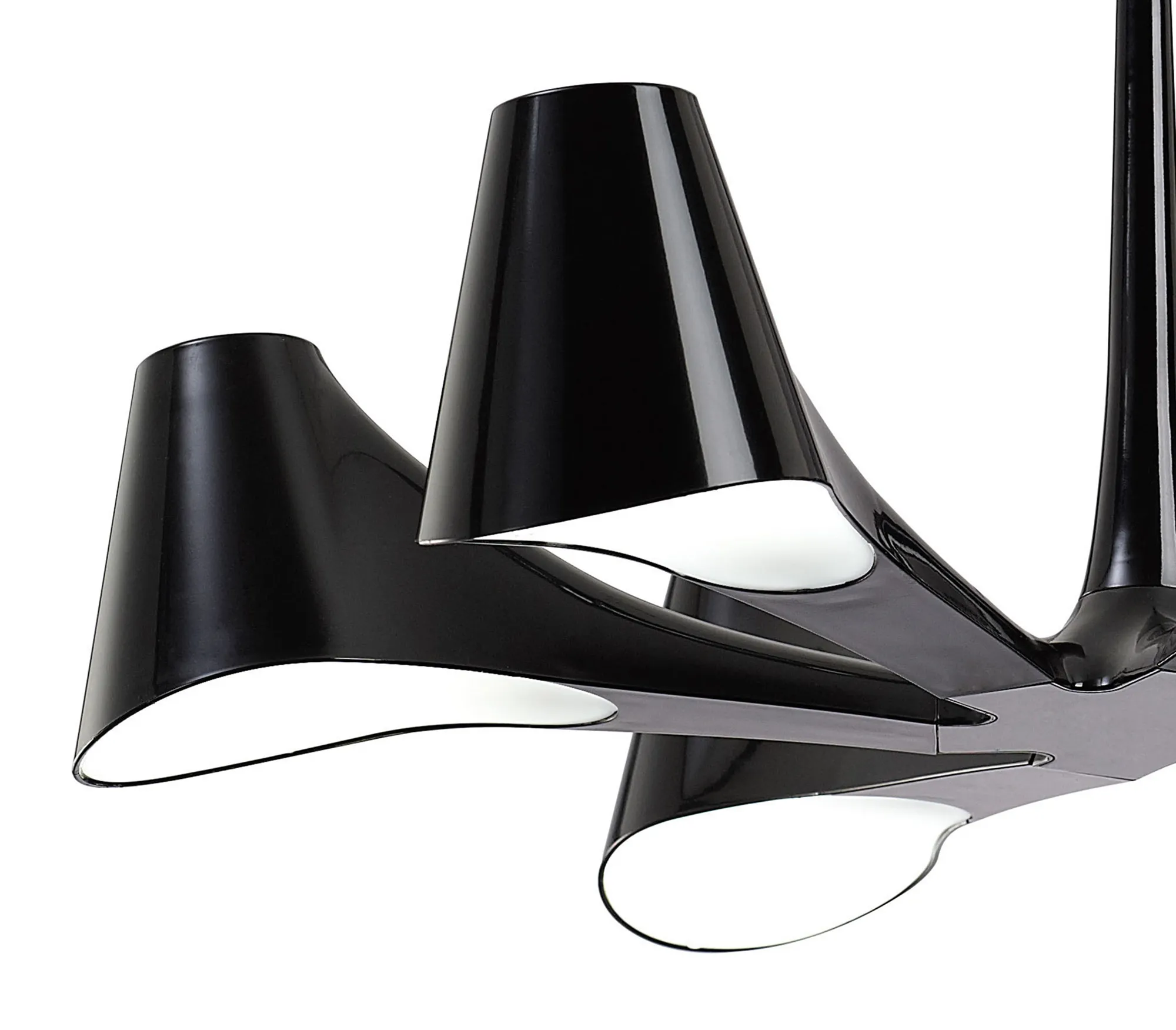 Ora Telescopic/Semi Flush 6 Light Gloss Black M1590  Mantra Ora Gloss Black